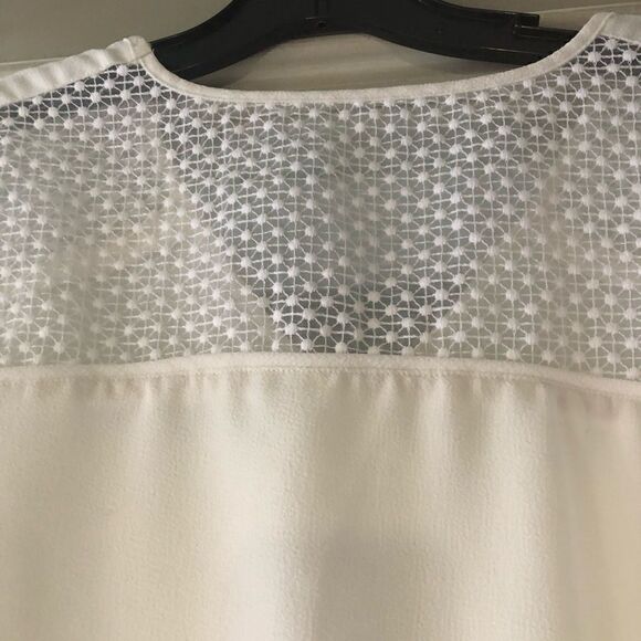 Promod Beautiful white blouse with 3/4 sleeve - Picture 5 of 8